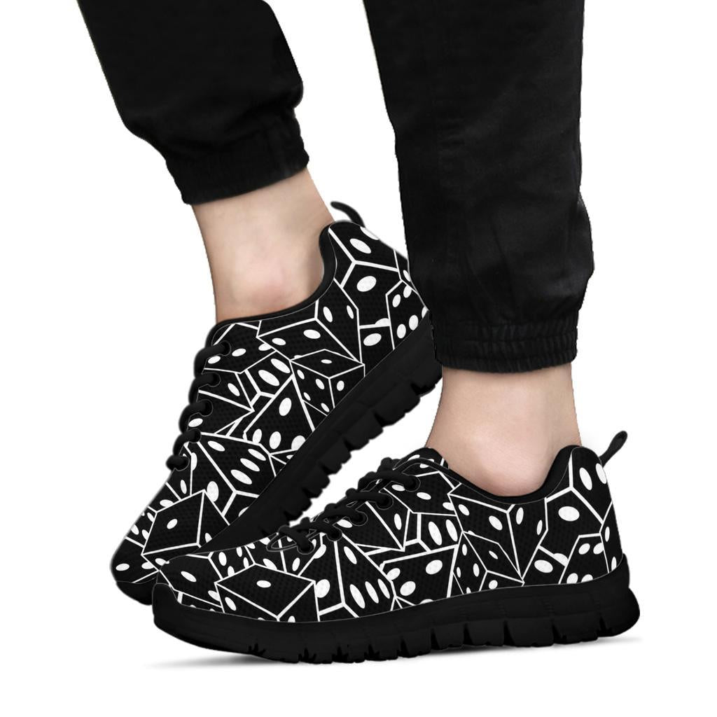 Casino Dice Print Pattern Sneaker Shoes For Men Women-grizzshop