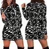 Casino Dice Print Pattern Women Hoodie Dress-grizzshop