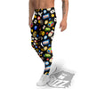 Casino Entertainments Print Pattern Men's Leggings-grizzshop