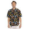 Casino Entertainments Print Pattern Men's Short Sleeve Shirts-grizzshop