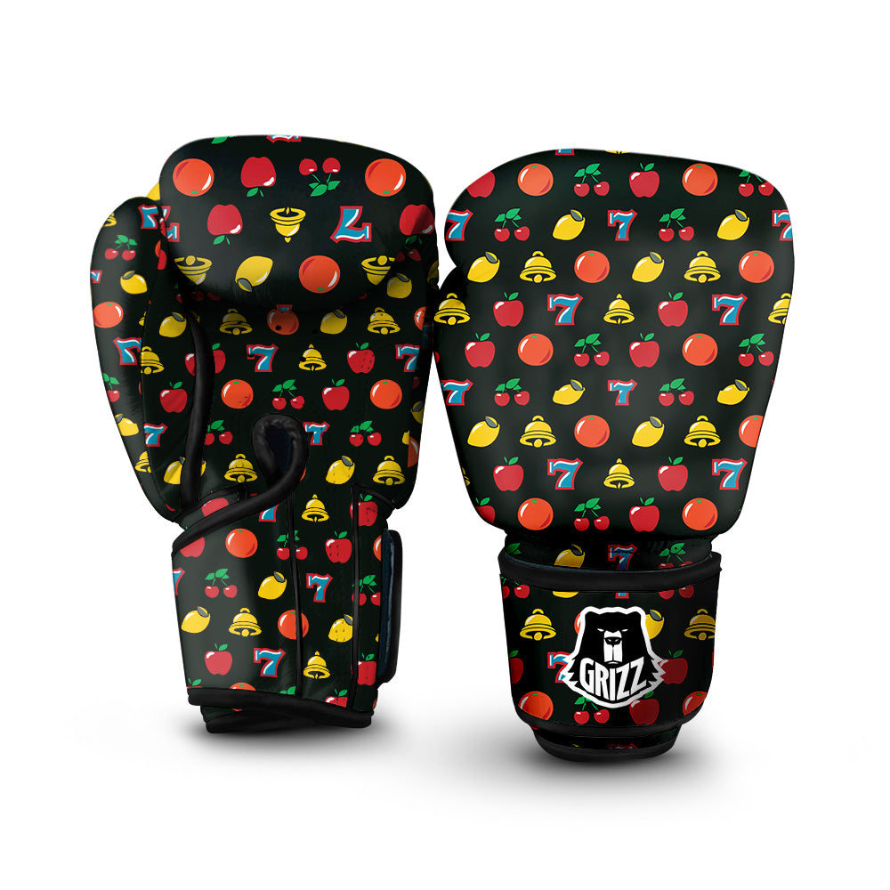 Casino Lucky Sevens Print Pattern Boxing Gloves-grizzshop