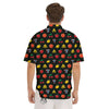 Casino Lucky Sevens Print Pattern Men's Short Sleeve Shirts-grizzshop