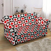 Casino Playing Card Poker Pattern Print Loveseat Cover-grizzshop