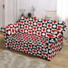 Casino Playing Card Poker Pattern Print Loveseat Cover-grizzshop