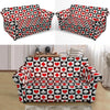 Casino Playing Card Poker Pattern Print Loveseat Cover-grizzshop