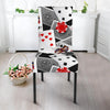 Casino Poker Print Pattern Chair Cover-grizzshop