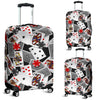 Casino Poker Print Pattern Luggage Cover Protector-grizzshop