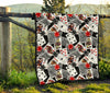 Casino Poker Print Pattern Quilt-grizzshop