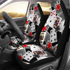 Casino Poker Print Pattern Universal Fit Car Seat Covers-grizzshop