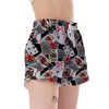 Casino Poker Print Pattern Women's Shorts-grizzshop