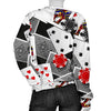 Casino Poker Print Pattern Women's Sweatshirt-grizzshop