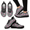 Load image into Gallery viewer, Cat Ballet Pattern Print Black Sneaker Shoes For Men Women-grizzshop