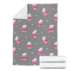 Cat Ballet Pattern Print Blanket-grizzshop