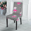 Cat Ballet Pattern Print Chair Cover-grizzshop