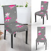 Cat Ballet Pattern Print Chair Cover-grizzshop