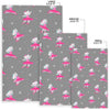 Cat Ballet Pattern Print Floor Mat-grizzshop