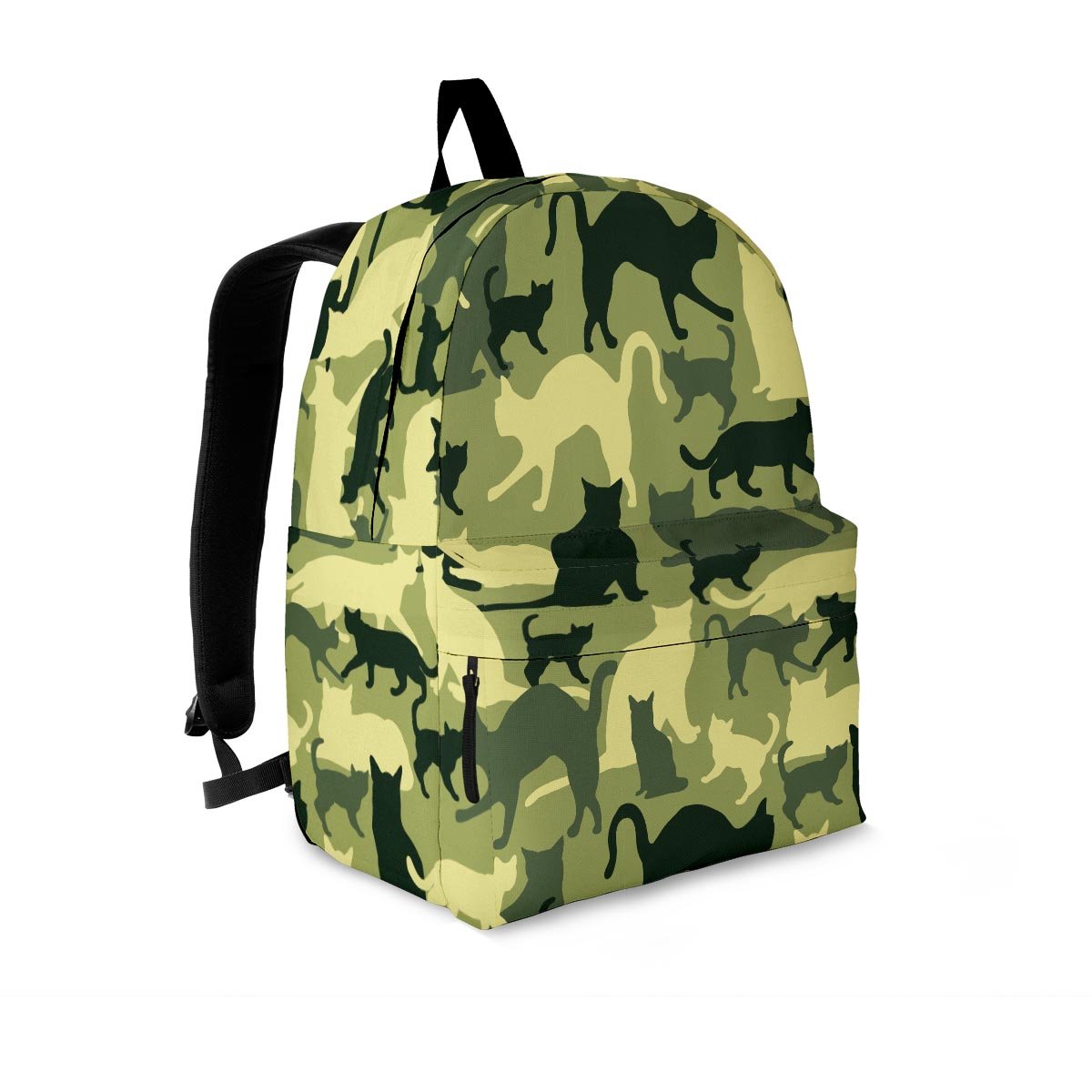 Cat Camouflage Print Backpack-grizzshop