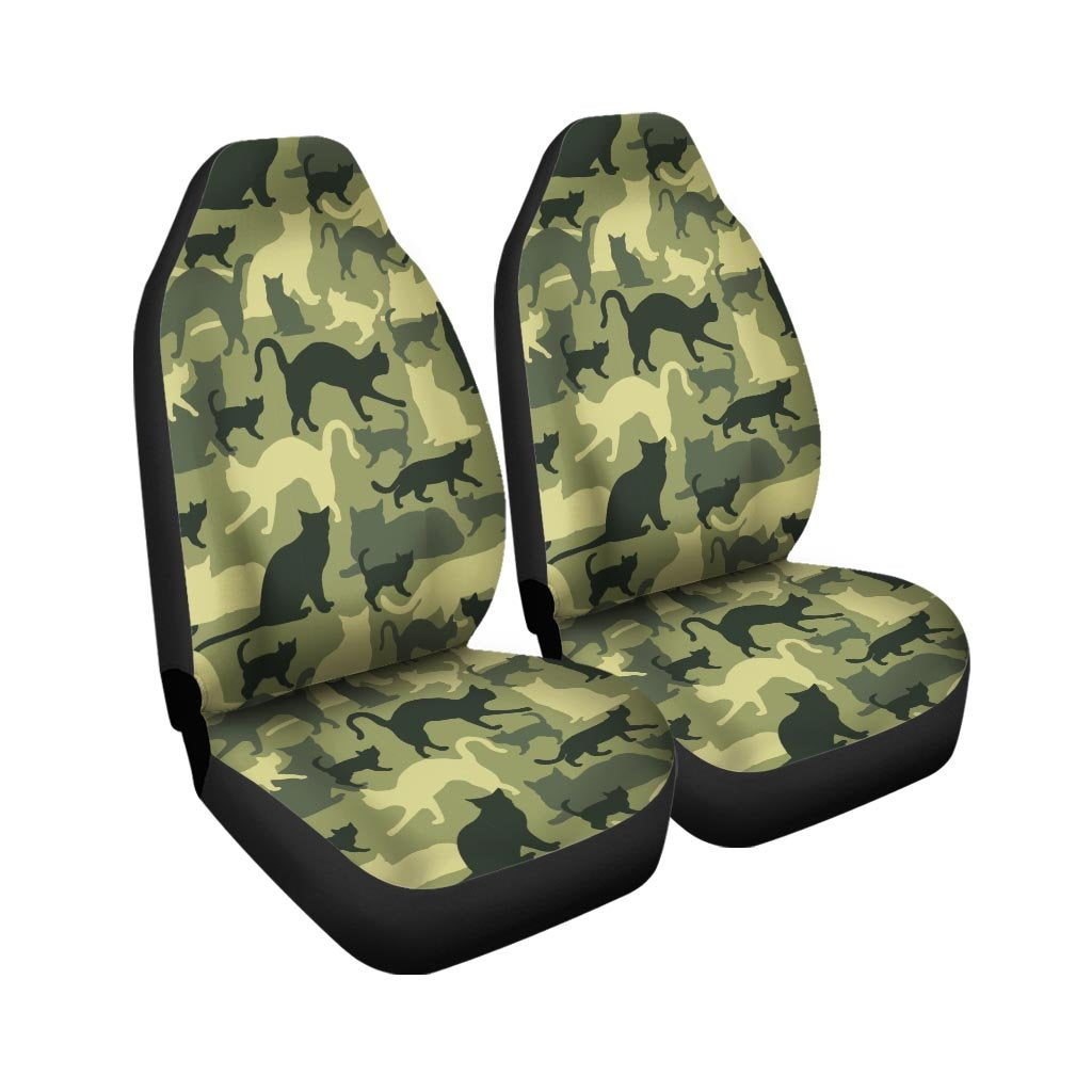 Cat Camouflage Print Car Seat Covers-grizzshop