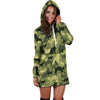 Cat Camouflage Print Hoodie Dress-grizzshop