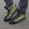 Cat Camouflage Print Men's High Top Shoes-grizzshop