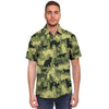 Cat Camouflage Print Men's Short Sleeve Shirt-grizzshop