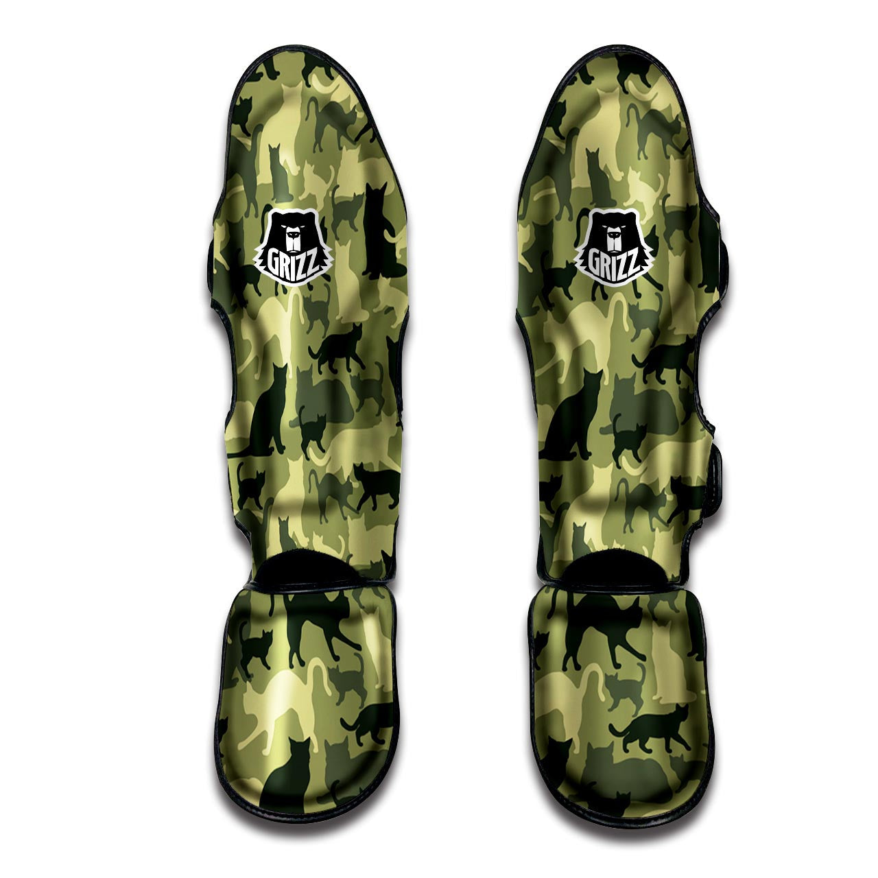 Cat Camouflage Print Muay Thai Shin Guard-grizzshop