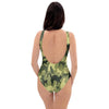 Cat Camouflage Print One Piece Swimsuite-grizzshop