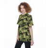 Cat Camouflage Print Women's Short Sleeve Shirts-grizzshop