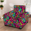 Cat Hippie Psychedelic Armchair Cover-grizzshop