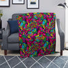 Cat Hippie Psychedelic Blanket-grizzshop