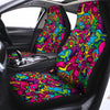 Cat Hippie Psychedelic Car Seat Covers-grizzshop