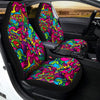 Cat Hippie Psychedelic Car Seat Covers-grizzshop