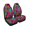 Cat Hippie Psychedelic Car Seat Covers-grizzshop