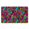 Cat Hippie Psychedelic Door Mat-grizzshop