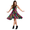 Cat Hippie Psychedelic Dress-grizzshop