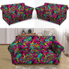 Cat Hippie Psychedelic Loveseat Cover-grizzshop