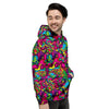 Cat Hippie Psychedelic Men's Hoodie-grizzshop