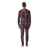 Cat Hippie Psychedelic Men's Pajamas-grizzshop