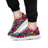 Cat Hippie Psychedelic Men's Sneakers-grizzshop