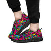 Cat Hippie Psychedelic Men's Sneakers-grizzshop