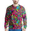 Cat Hippie Psychedelic Men's Sweatshirt-grizzshop