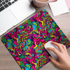 Cat Hippie Psychedelic Mouse Pad-grizzshop