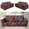 Cat Hippie Psychedelic Sofa Cover-grizzshop