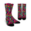 Cat Hippie Psychedelic Unisex Socks-grizzshop