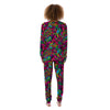 Cat Hippie Psychedelic Women's Pajamas-grizzshop