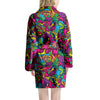 Cat Hippie Psychedelic Women's Robe-grizzshop