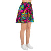 Cat Hippie Psychedelic Women's Skirt-grizzshop