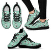 Cat Kitten Pattern Print Black Sneaker Shoes For Men Women-grizzshop