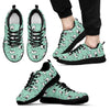 Cat Kitten Pattern Print Black Sneaker Shoes For Men Women-grizzshop