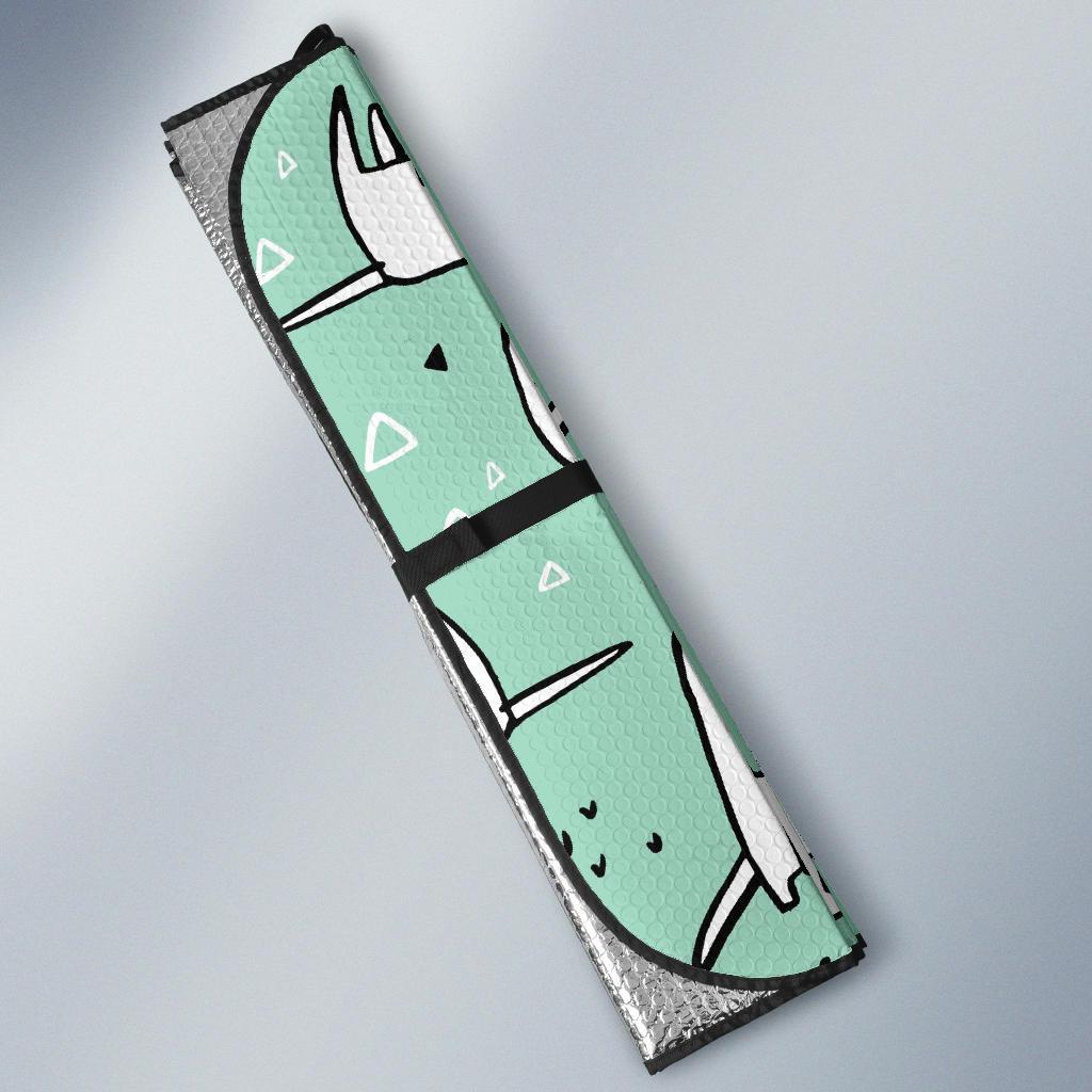 Cat Kitten Pattern Print Car Sun Shade-grizzshop